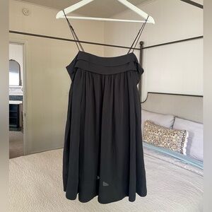 NWOT Abercrombie & Fitch Black Floaty Babydoll Dress
